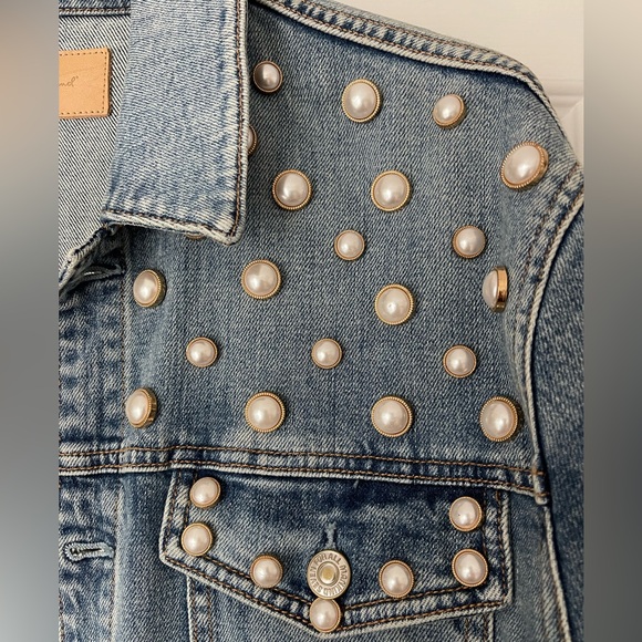 7 for all mankind Denim Pearl Jacket - Picture 3 of 10
